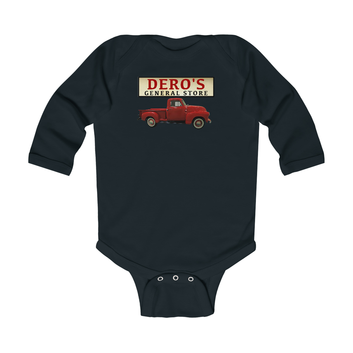 Infant - General Store's Red Truck Bodysuit - Image 4
