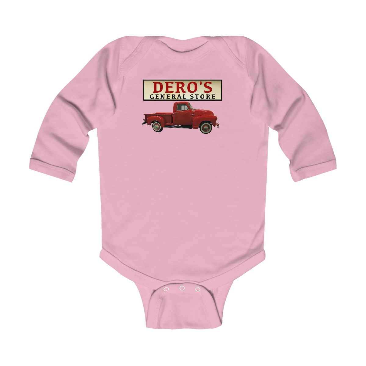 Infant - General Store's Red Truck Bodysuit - Image 6