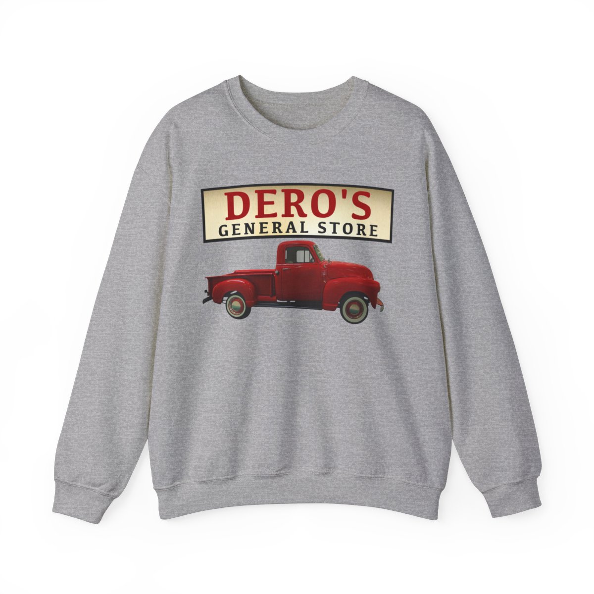 Adult - General Store's Red Truck Sweatshirt - Image 3