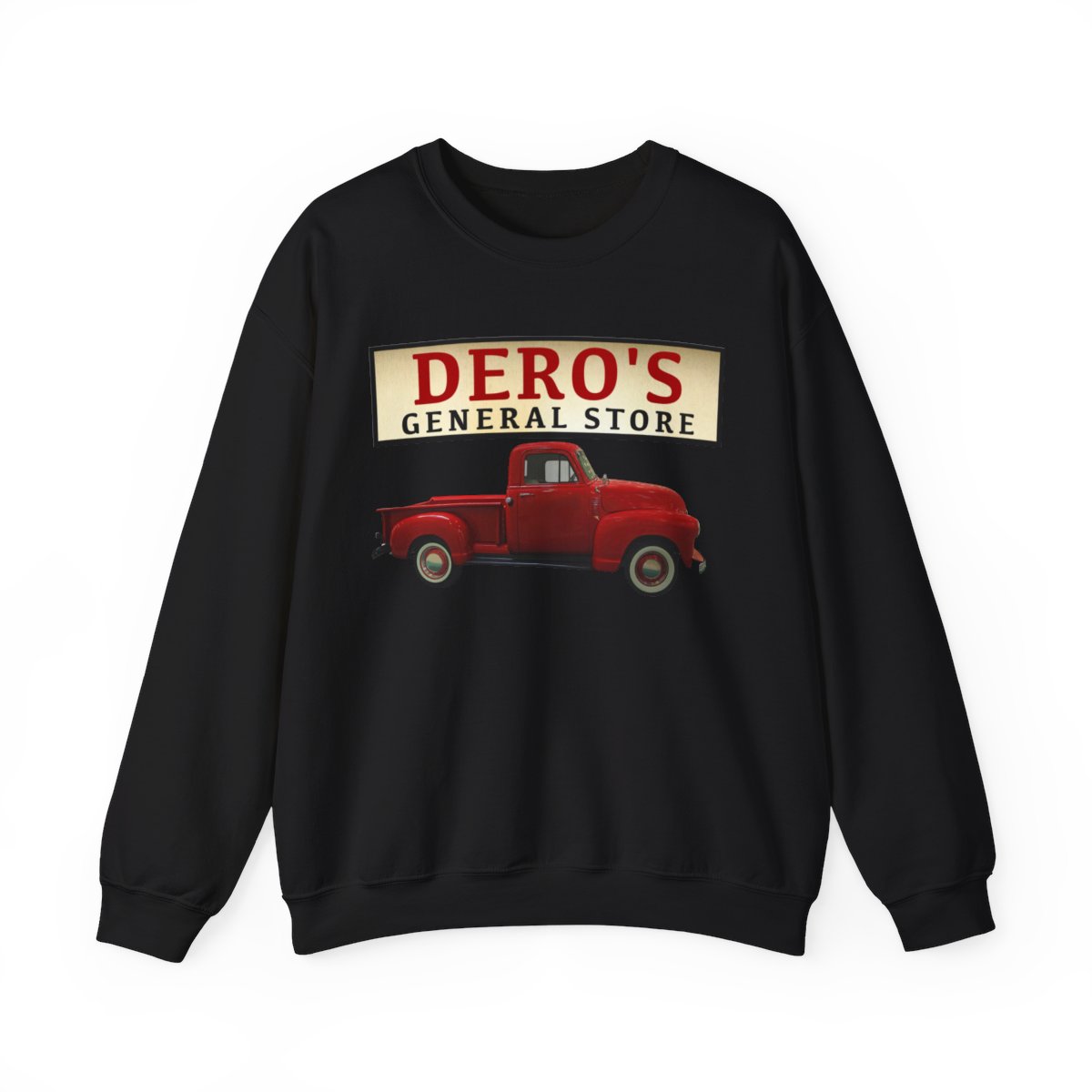 Adult - General Store's Red Truck Sweatshirt - Image 2