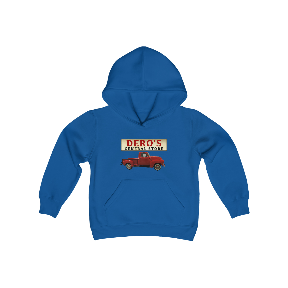 Youth - General Store's Red Truck Hoodie - Image 8