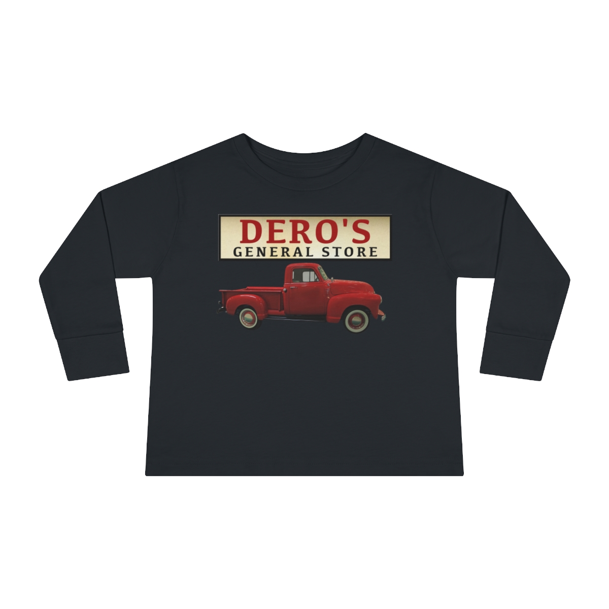 Toddler - General Store's Red Truck Long Sleeve Tee - Image 17