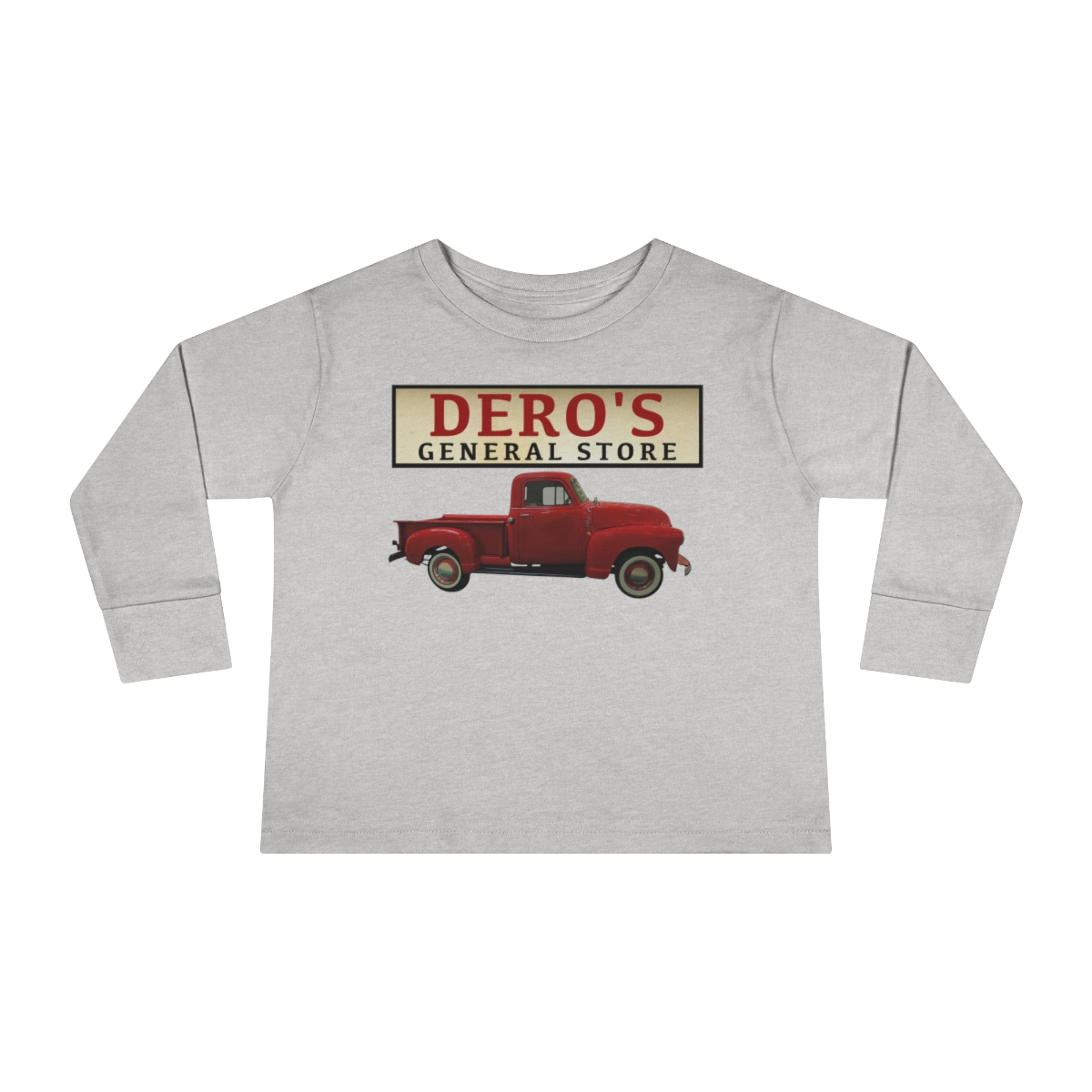 Toddler - General Store's Red Truck Long Sleeve Tee - Image 9