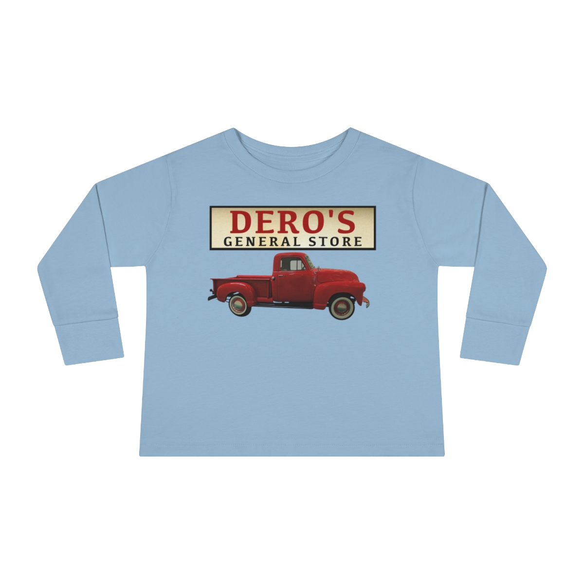 Toddler - General Store's Red Truck Long Sleeve Tee - Image 13