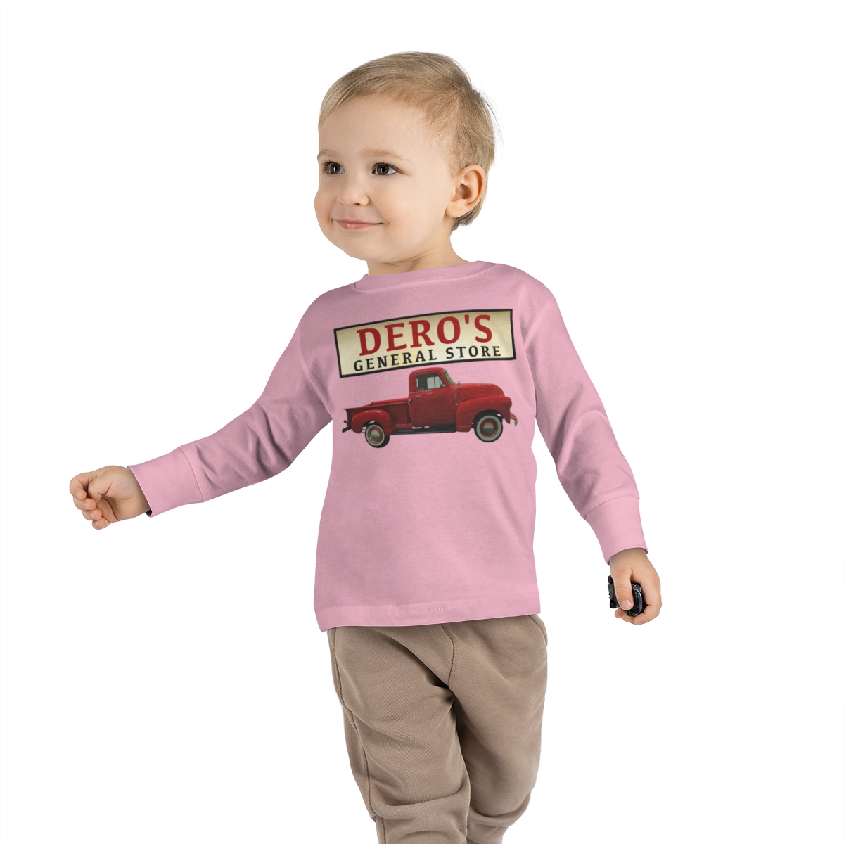 Toddler - General Store's Red Truck Long Sleeve Tee - Image 23