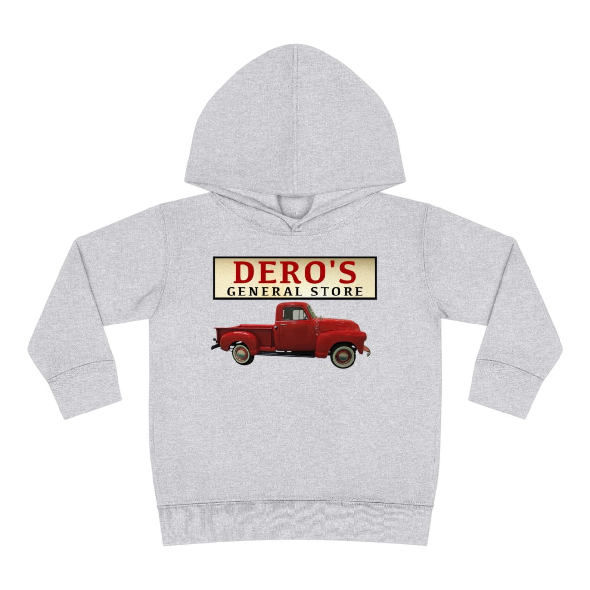 Toddler - Red Truck's Pullover Fleece Hoodie - Image 4