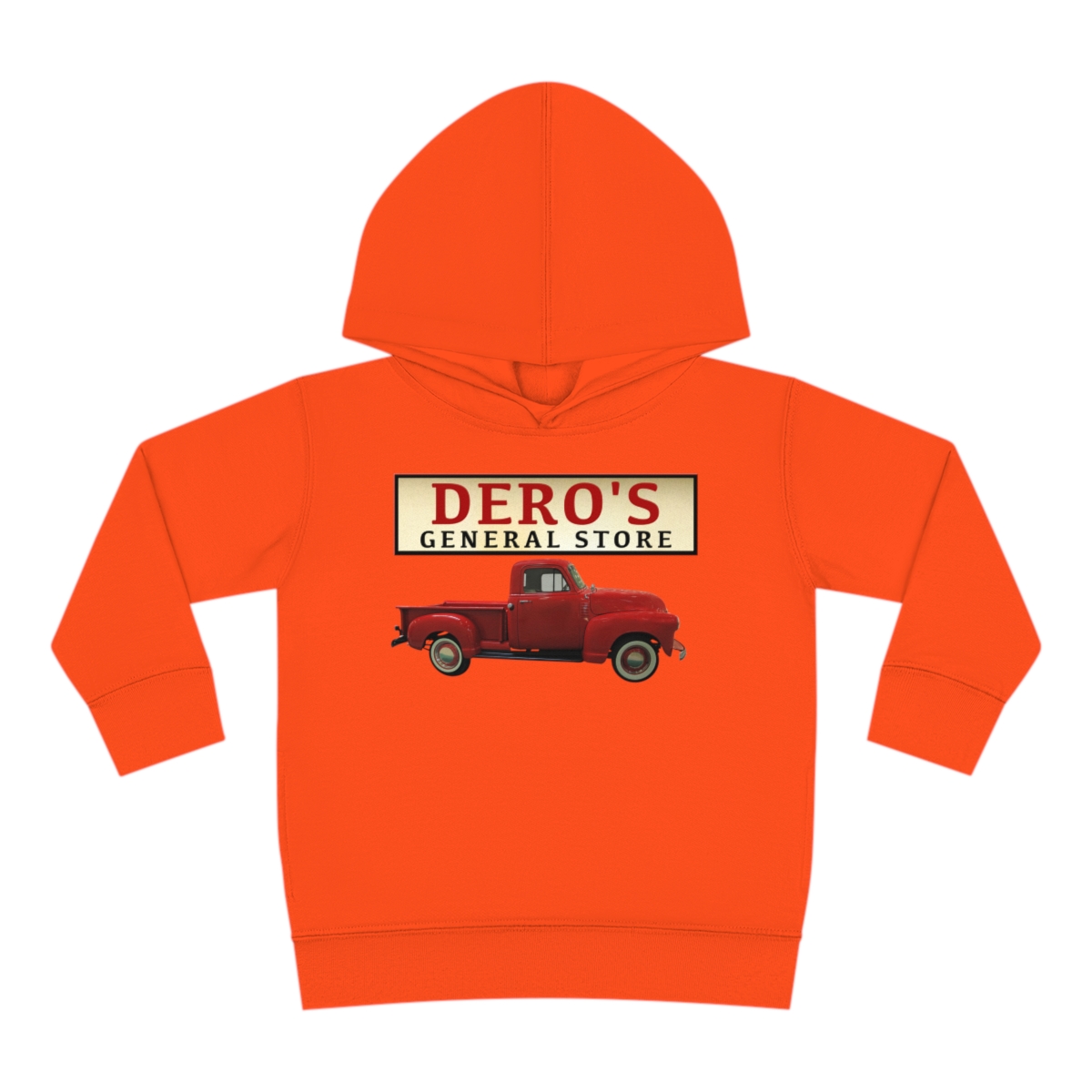 Toddler - Red Truck's Pullover Fleece Hoodie - Image 3