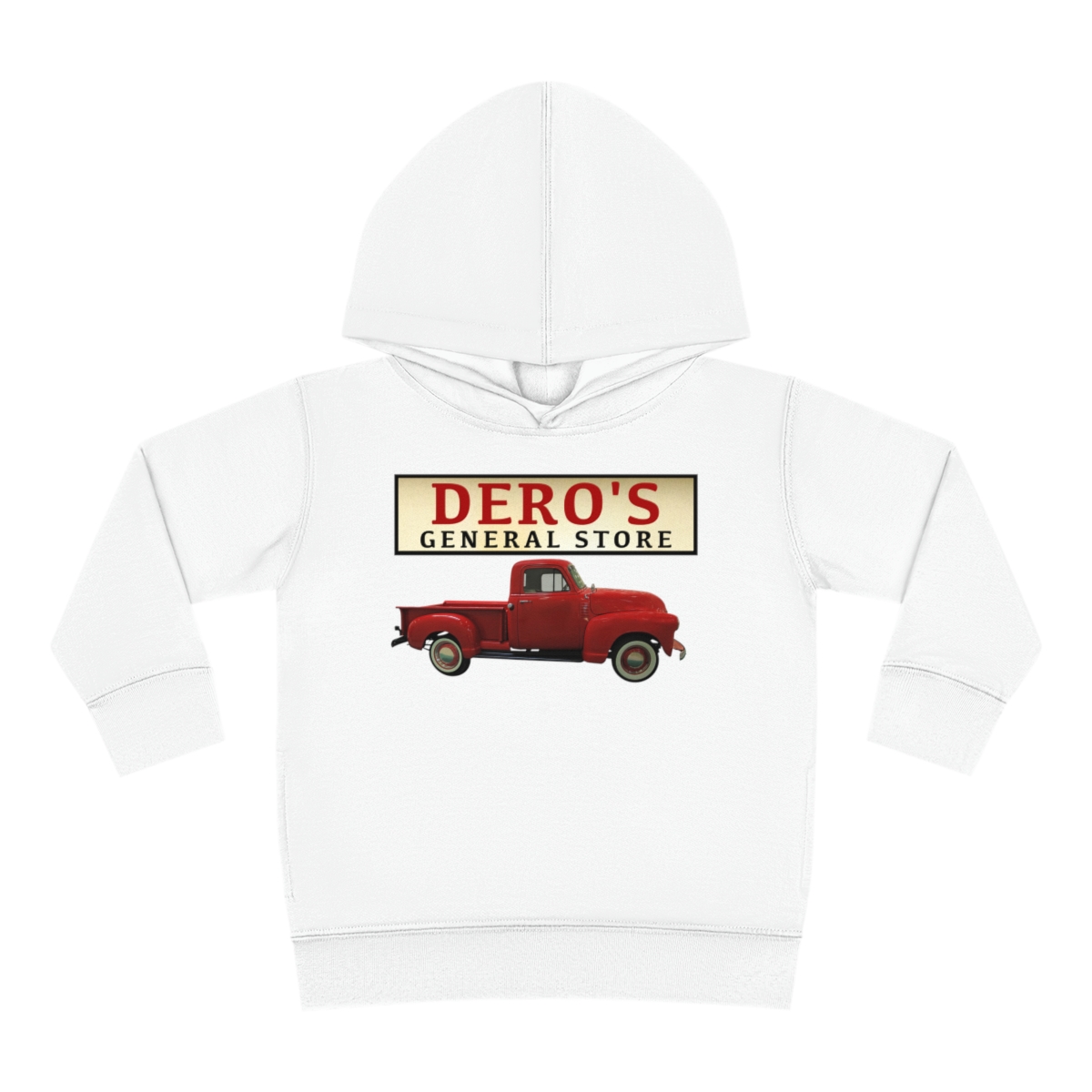 Toddler - Red Truck's Pullover Fleece Hoodie - Image 2