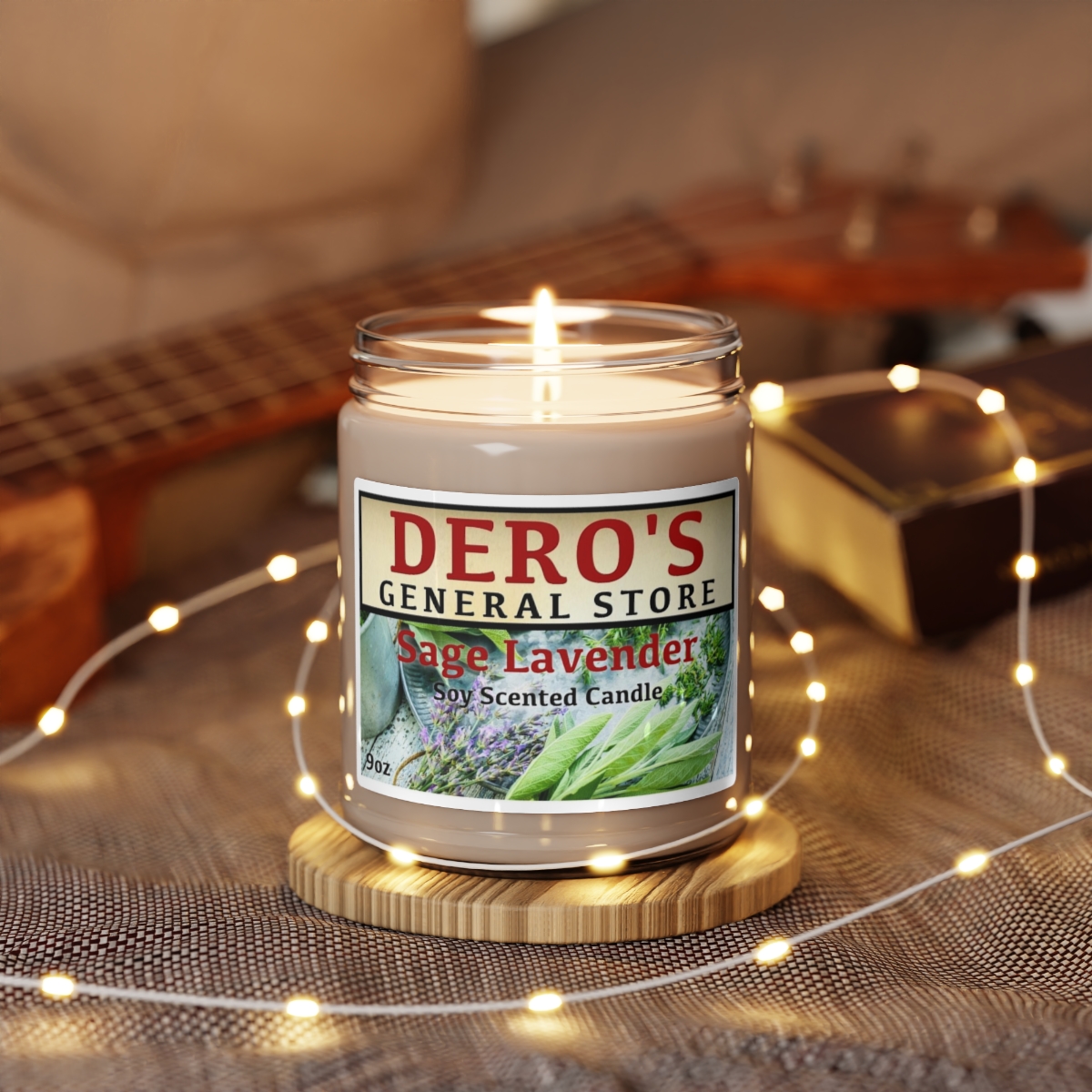 Sage Lavender – Premium Soy Candle, 9oz - Image 3