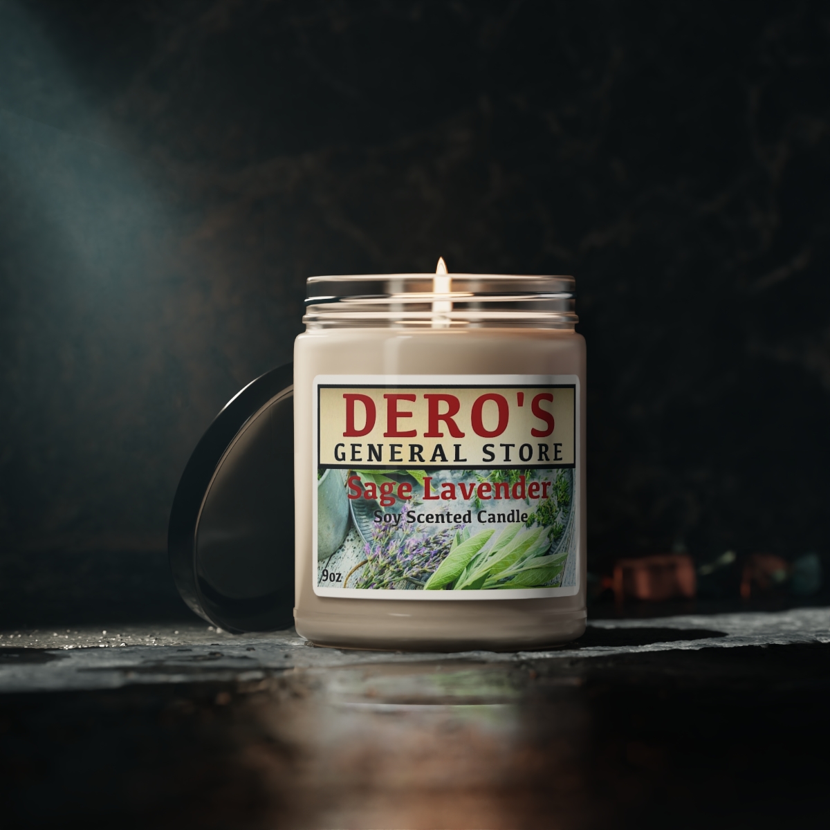 Sage Lavender – Premium Soy Candle, 9oz - Image 5