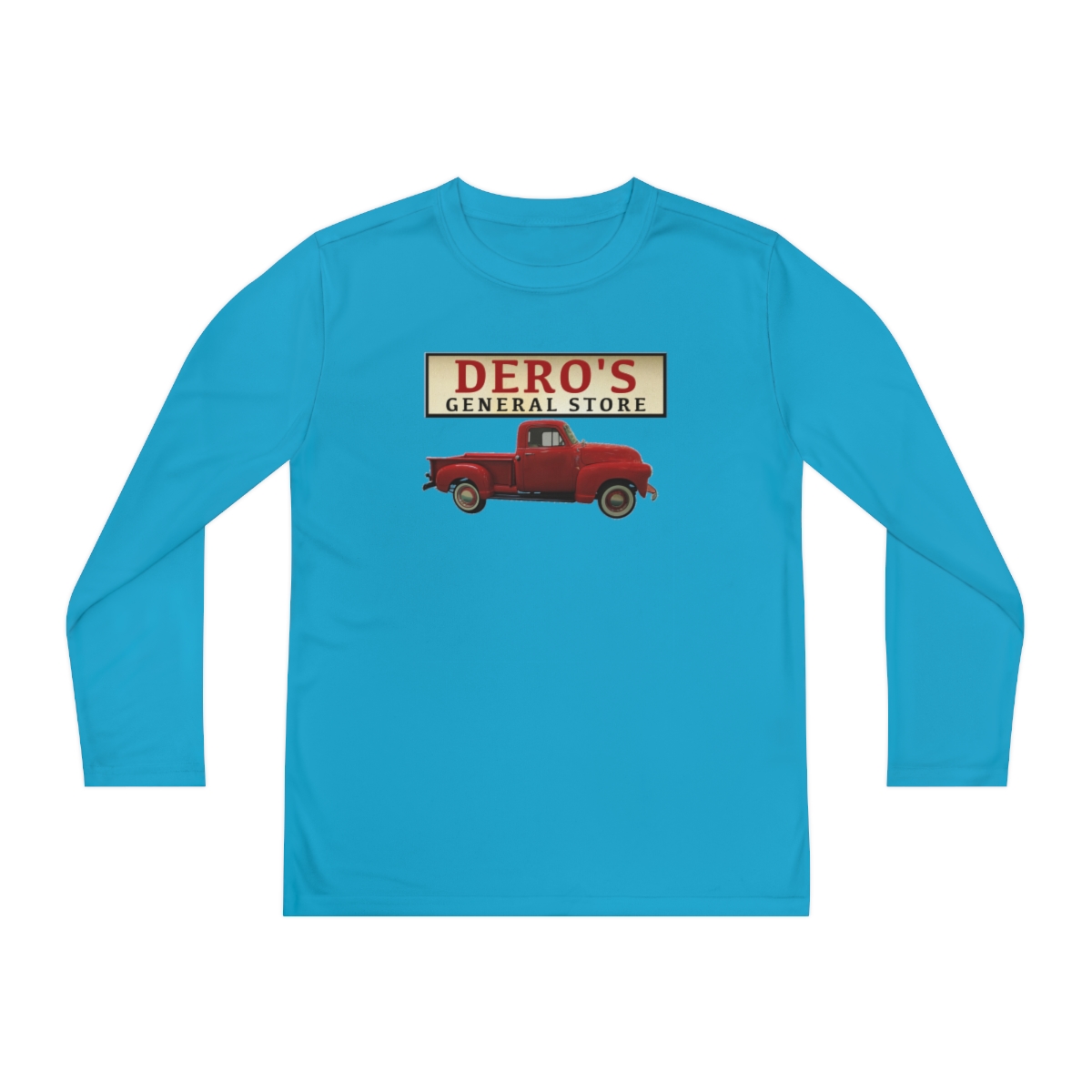 Youth - General Store's Red Truck Sports Long Sleeve - Image 8