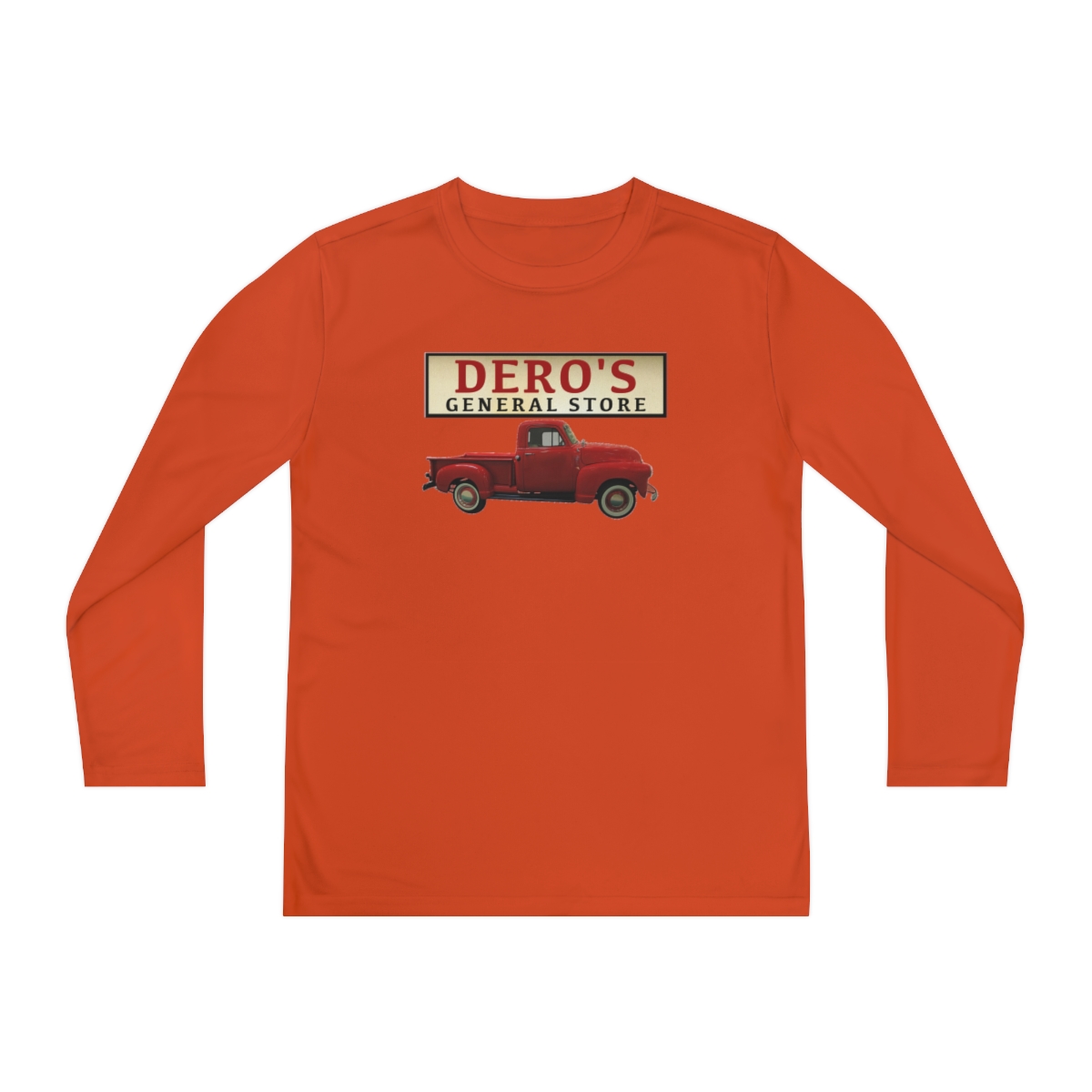 Youth - General Store's Red Truck Sports Long Sleeve - Image 6