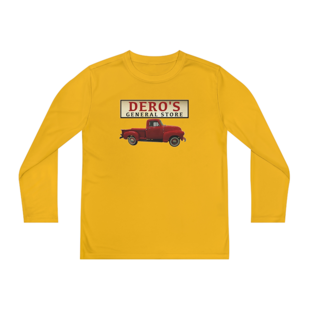 Youth - General Store's Red Truck Sports Long Sleeve - Image 5