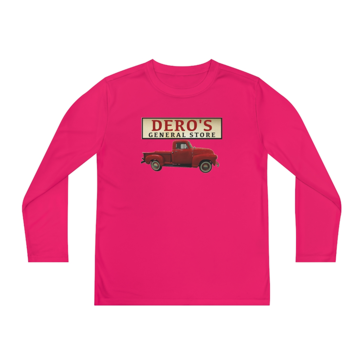 Youth - General Store's Red Truck Sports Long Sleeve - Image 11