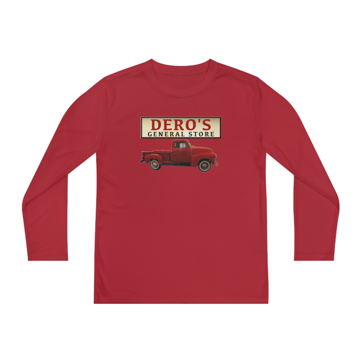 Youth - General Store's Red Truck Sports Long Sleeve - Image 10
