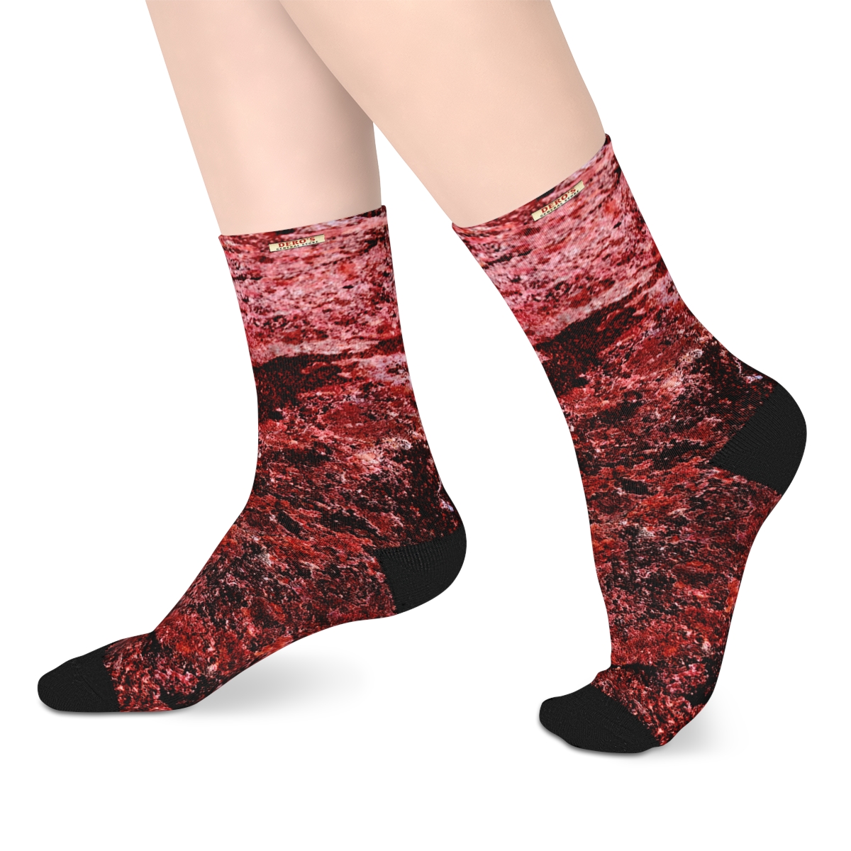 Aztec Mid-length Crew Socks - Image 5
